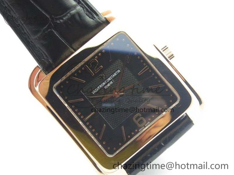 Historiques 86300 RG GSF 1:1 Best Edition Black Dial On Leather Strap MIYOTA9015