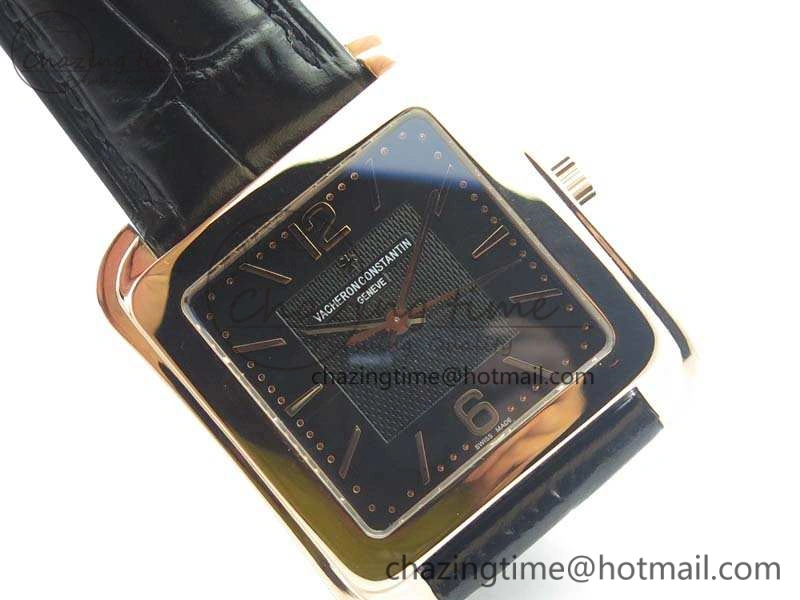 Historiques 86300 RG GSF 1:1 Best Edition Black Dial On Leather Strap MIYOTA9015