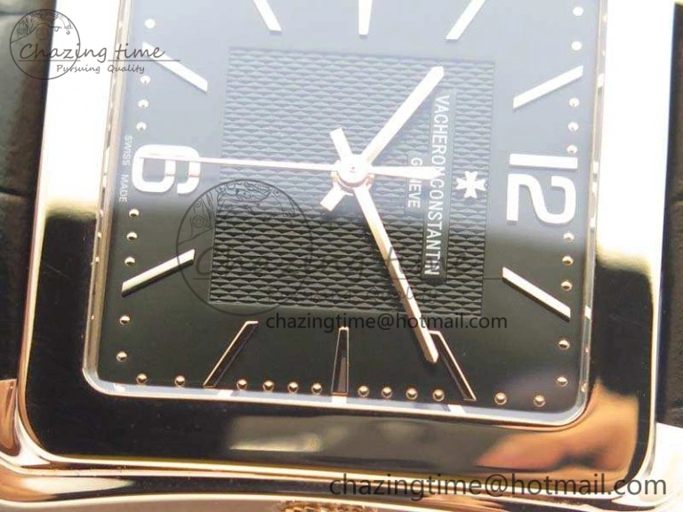 Historiques 86300 RG GSF 1:1 Best Edition Black Dial On Leather Strap MIYOTA9015