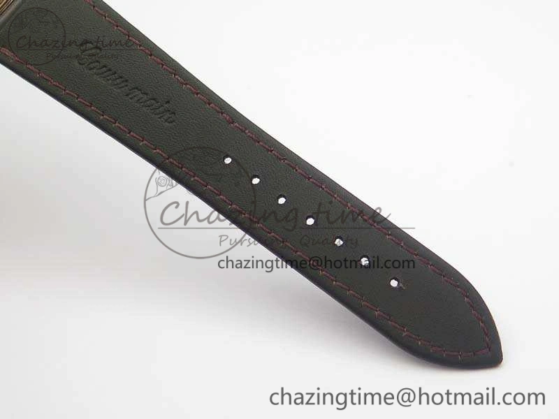 Historiques 86300 RG GSF 1:1 Best Edition White Dial Diam Bezel On Leather Strap MIYOTA9015