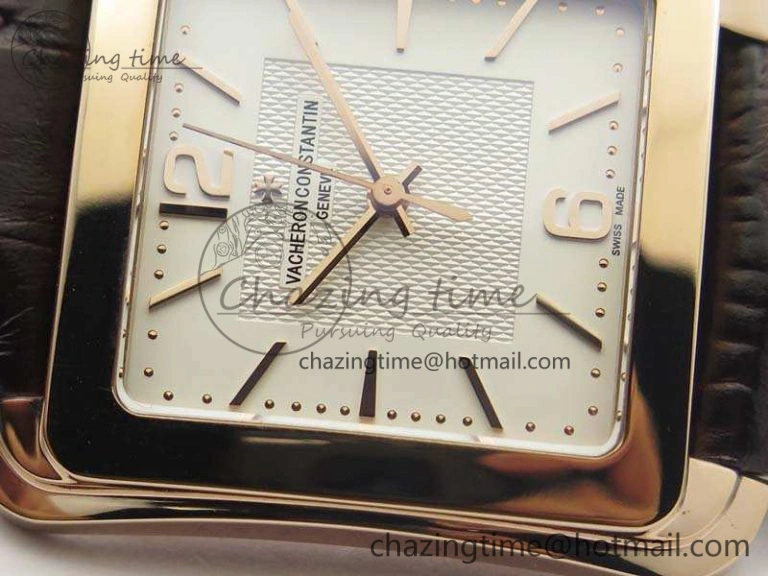 Historiques 86300 RG GSF 1:1 Best Edition White Dial On Leather Strap MIYOTA9015
