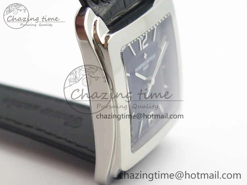 Historiques 86300 SS GSF 1:1 Best Edition Black Dial On Leather Strap MIYOTA9015