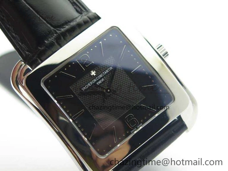 Historiques 86300 SS GSF 1:1 Best Edition Black Dial On Leather Strap MIYOTA9015