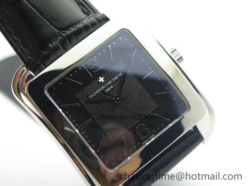 Historiques 86300 SS GSF 1:1 Best Edition Black Dial On Leather Strap MIYOTA9015