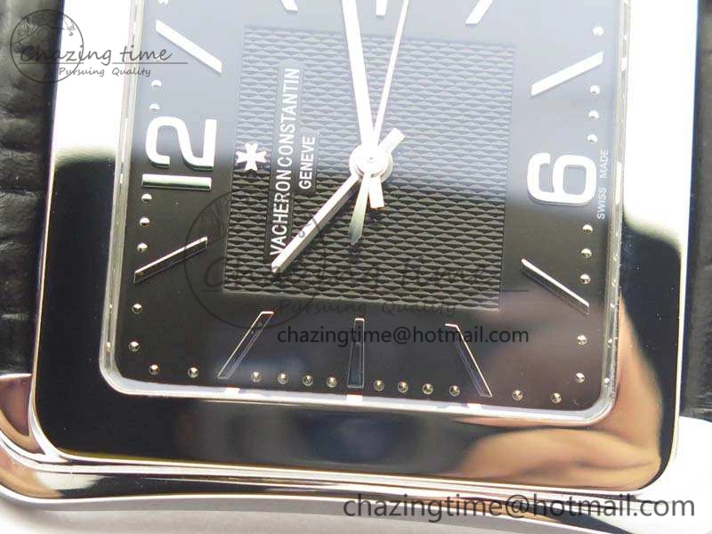 Historiques 86300 SS GSF 1:1 Best Edition Black Dial On Leather Strap MIYOTA9015