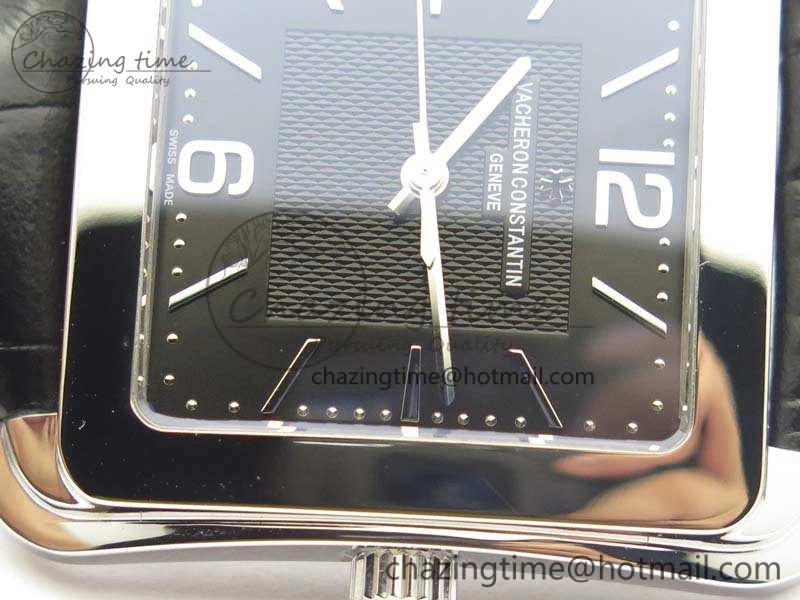 Historiques 86300 SS GSF 1:1 Best Edition Black Dial On Leather Strap MIYOTA9015
