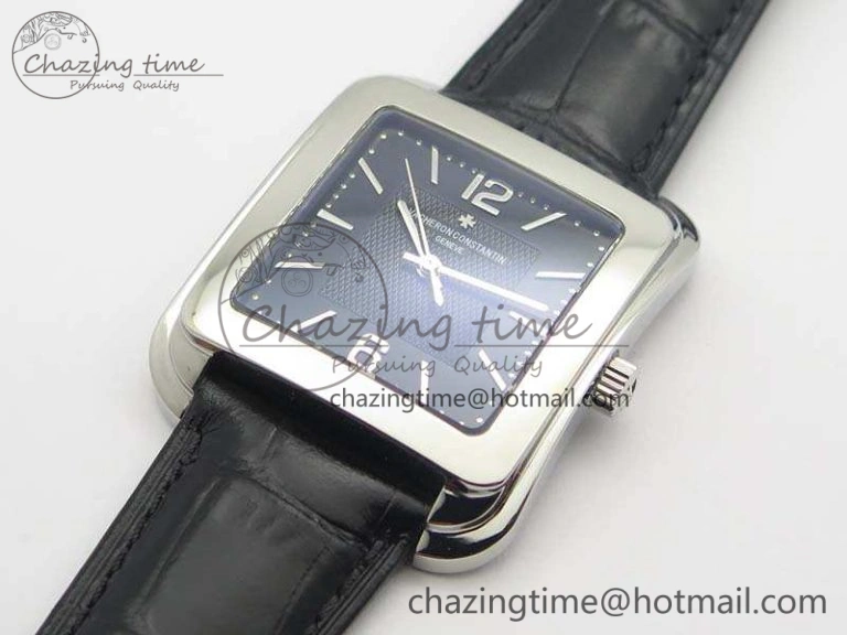 Historiques 86300 SS GSF 1:1 Best Edition Black Dial On Leather Strap MIYOTA9015