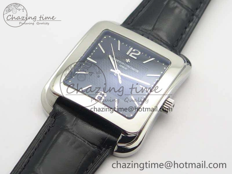 Historiques 86300 SS GSF 1:1 Best Edition Black Dial On Leather Strap MIYOTA9015