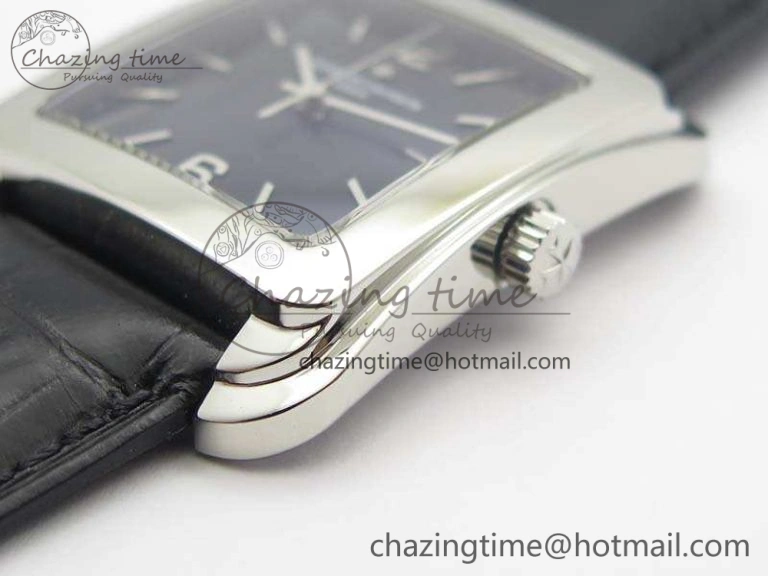 Historiques 86300 SS GSF 1:1 Best Edition Black Dial On Leather Strap MIYOTA9015