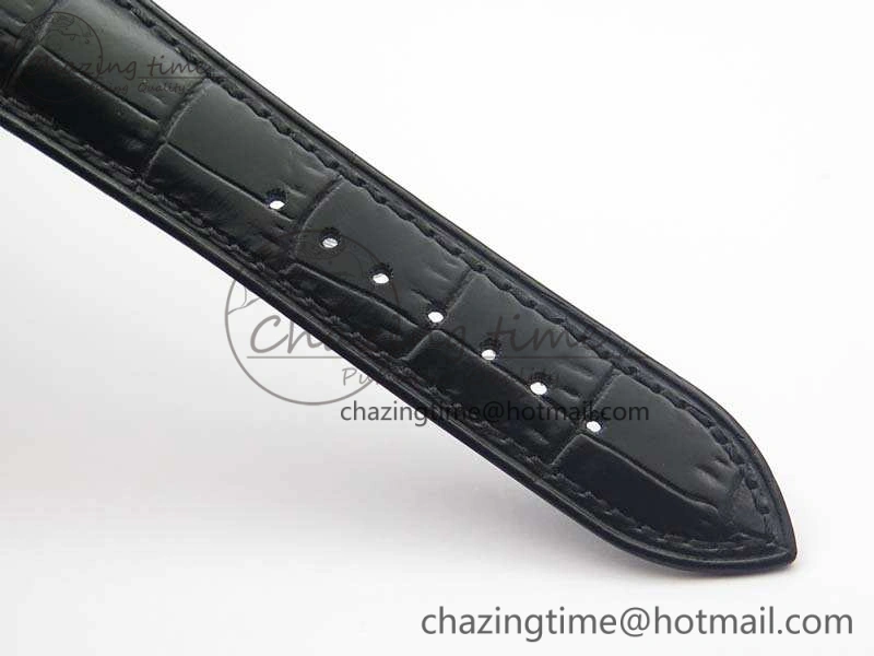 Historiques 86300 SS GSF 1:1 Best Edition Black Dial On Leather Strap MIYOTA9015