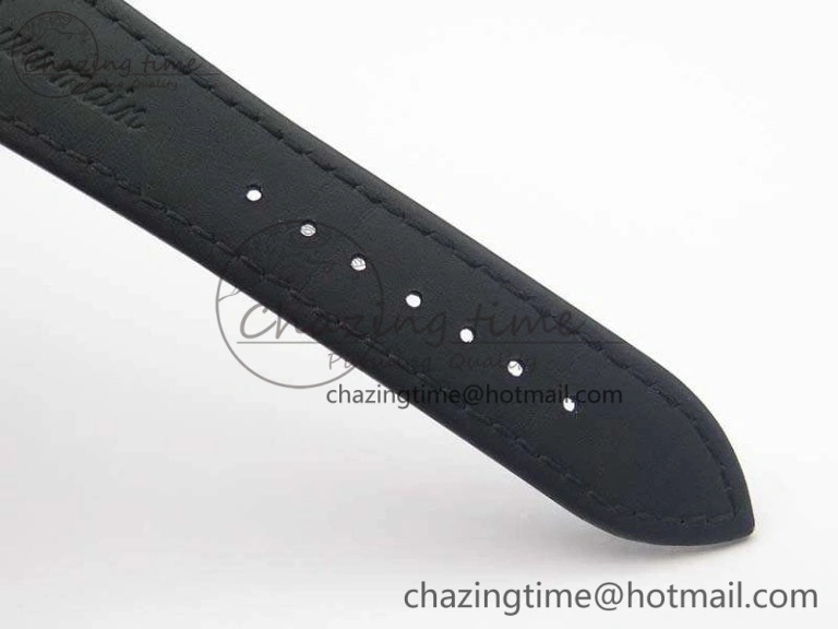 Historiques 86300 SS GSF 1:1 Best Edition Black Dial On Leather Strap MIYOTA9015