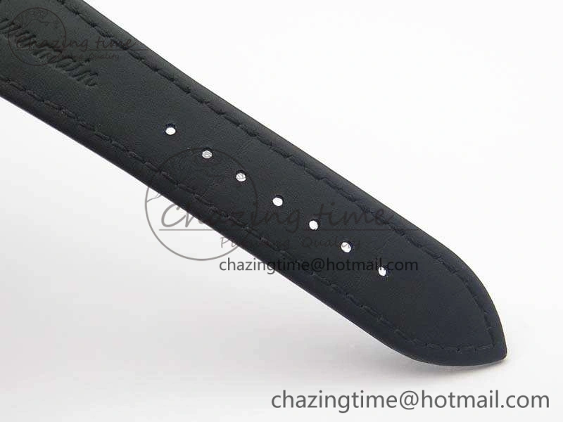 Historiques 86300 SS GSF 1:1 Best Edition Black Dial On Leather Strap MIYOTA9015