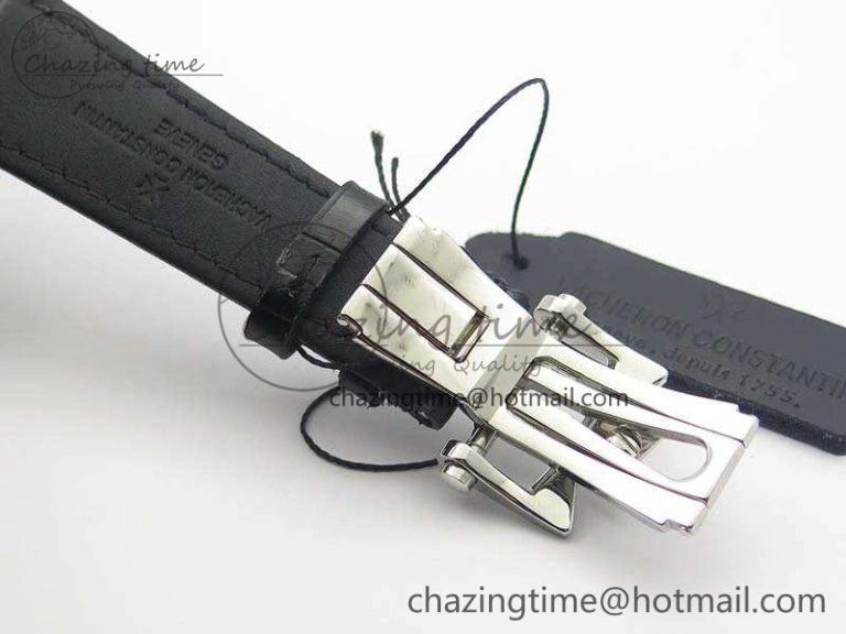 Historiques 86300 SS GSF 1:1 Best Edition Black Dial On Leather Strap MIYOTA9015