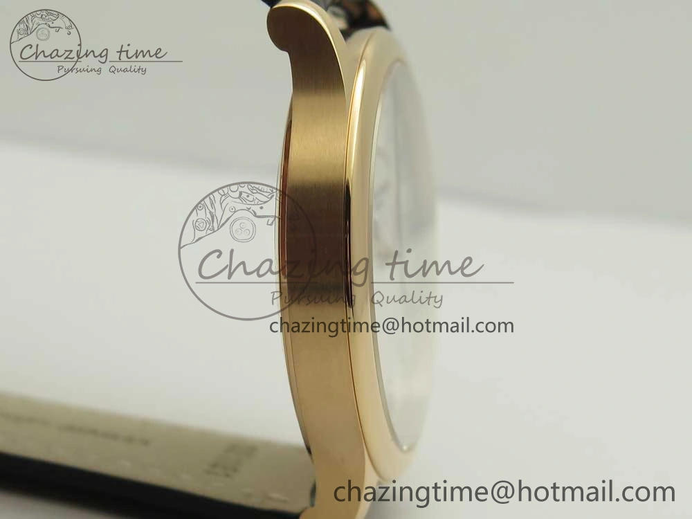 Historiques Chronomètre Royal 1907 RG GSF Best Edition White Dial on Brown Leather Strap MIYOTA 9015
