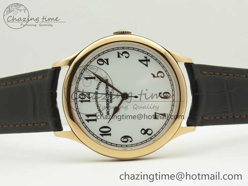 Historiques Chronomètre Royal 1907 RG GSF Best Edition White Dial on Brown Leather Strap MIYOTA 9015