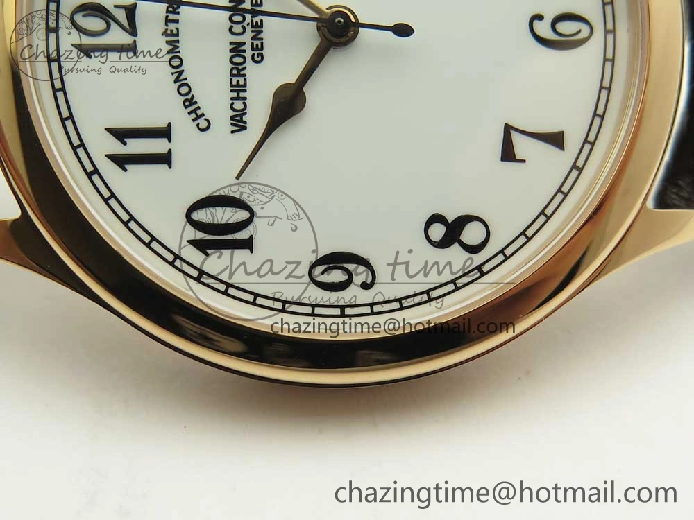 Historiques Chronomètre Royal 1907 RG GSF Best Edition White Dial on Brown Leather Strap MIYOTA 9015
