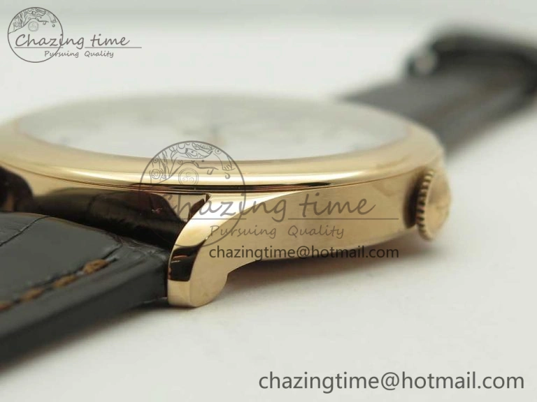 Historiques Chronomètre Royal 1907 RG GSF Best Edition White Dial on Brown Leather Strap MIYOTA 9015