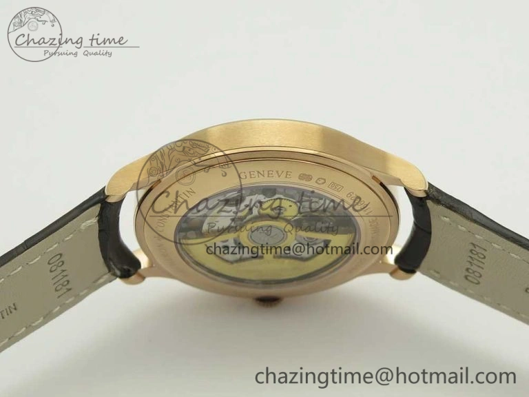 Historiques Chronomètre Royal 1907 RG GSF Best Edition White Dial on Brown Leather Strap MIYOTA 9015
