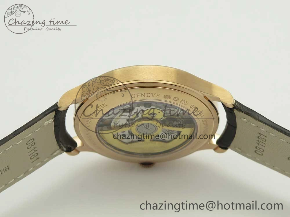 Historiques Chronomètre Royal 1907 RG GSF Best Edition White Dial on Brown Leather Strap MIYOTA 9015
