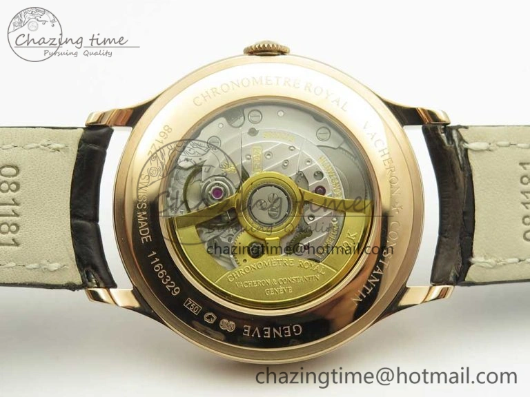 Historiques Chronomètre Royal 1907 RG GSF Best Edition White Dial on Brown Leather Strap MIYOTA 9015