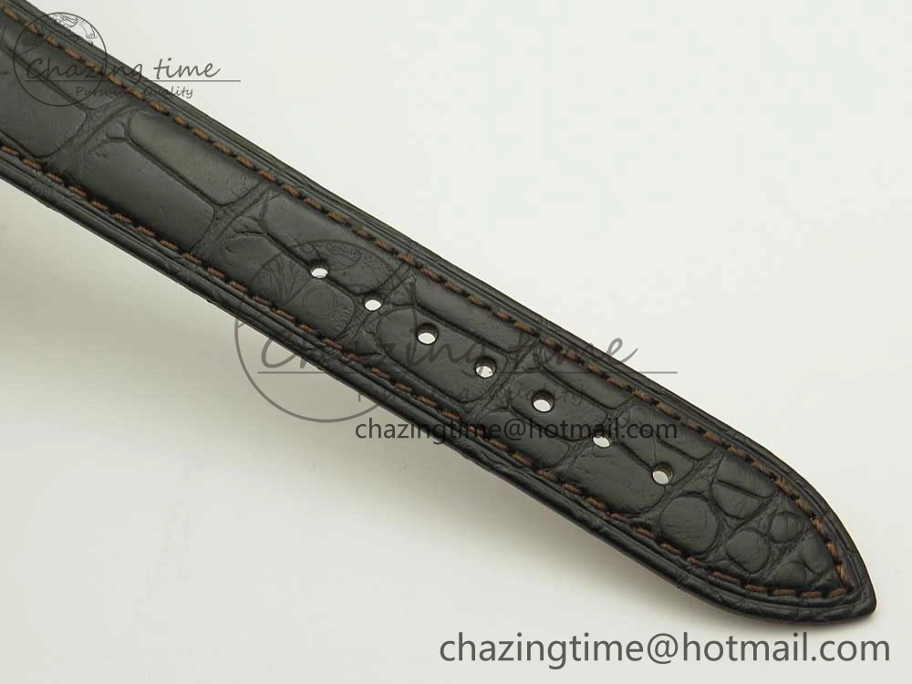 Historiques Chronomètre Royal 1907 RG GSF Best Edition White Dial on Brown Leather Strap MIYOTA 9015