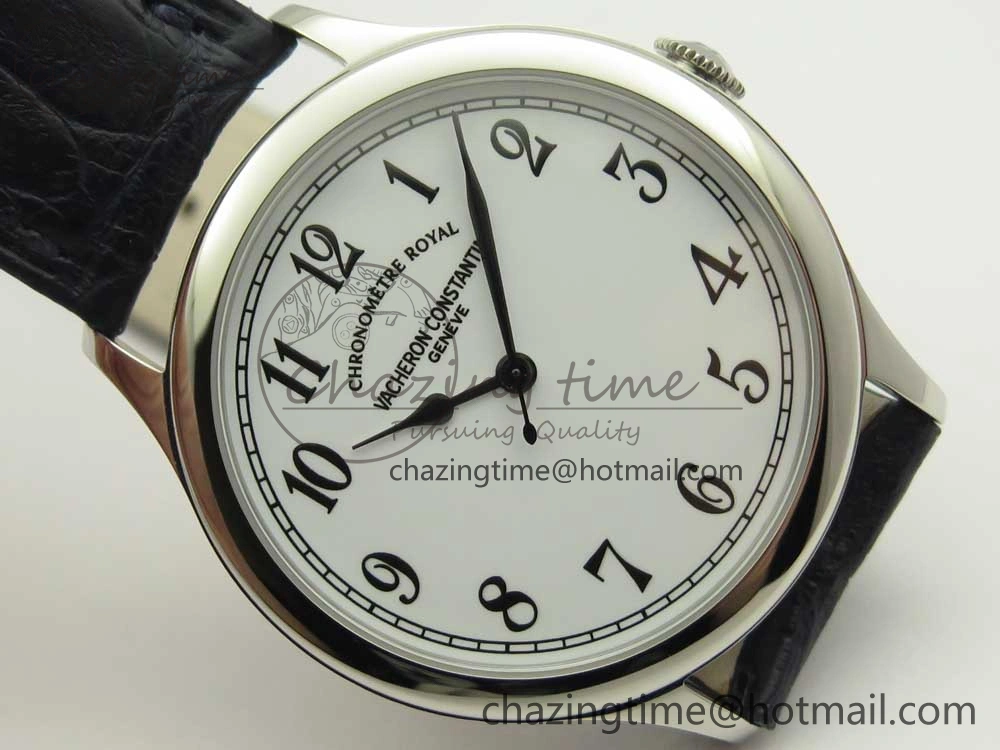 Historiques Chronomètre Royal 1907 SS GSF Best Edition White Dial on Blue Leather Strap MIYOTA 9015
