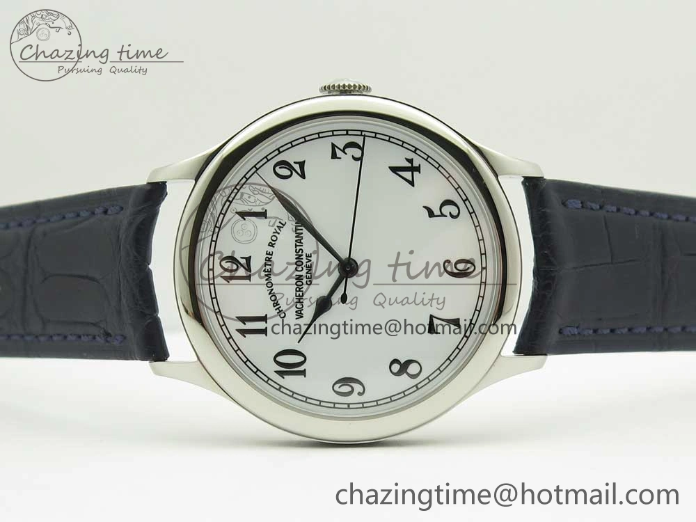 Historiques Chronomètre Royal 1907 SS GSF Best Edition White Dial on Blue Leather Strap MIYOTA 9015