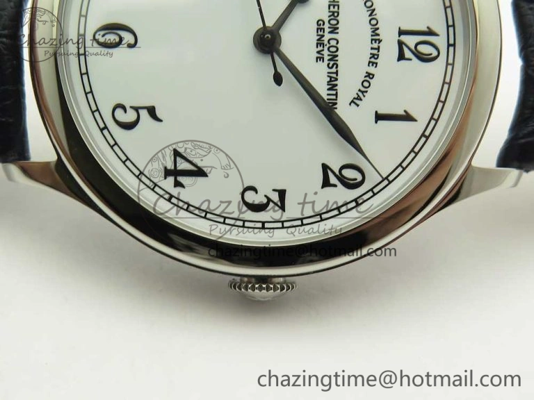 Historiques Chronomètre Royal 1907 SS GSF Best Edition White Dial on Blue Leather Strap MIYOTA 9015