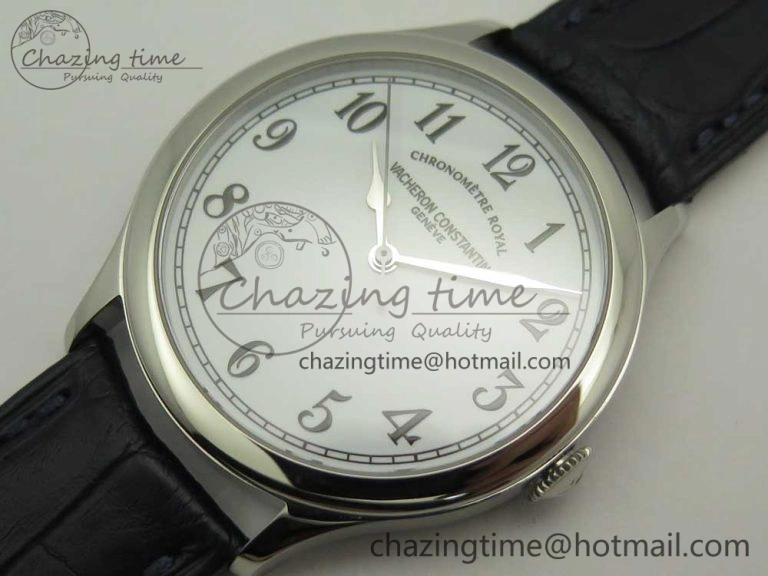 Historiques Chronomètre Royal 1907 SS GSF Best Edition White Dial on Blue Leather Strap MIYOTA 9015