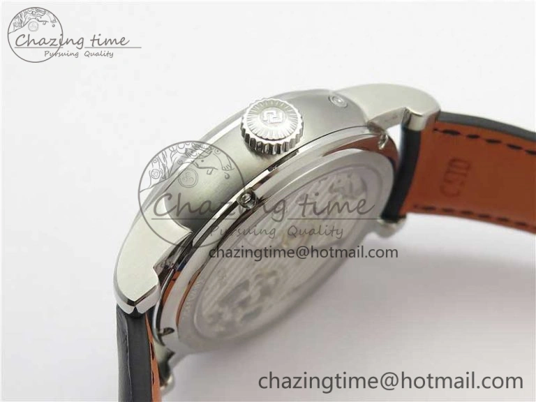 Hommage Flying Tourbillon RDDBHO0568 SS White Dial on Black Leather Strap
