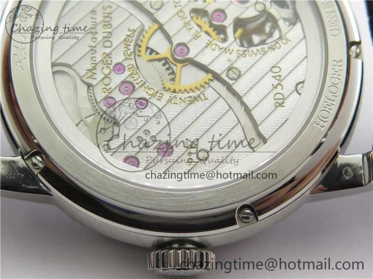 Hommage Flying Tourbillon RDDBHO0568 SS White Dial on Black Leather Strap