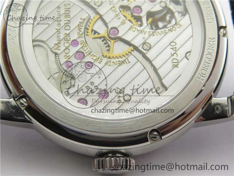 Hommage Flying Tourbillon RDDBHO0568 SS White Dial on Black Leather Strap
