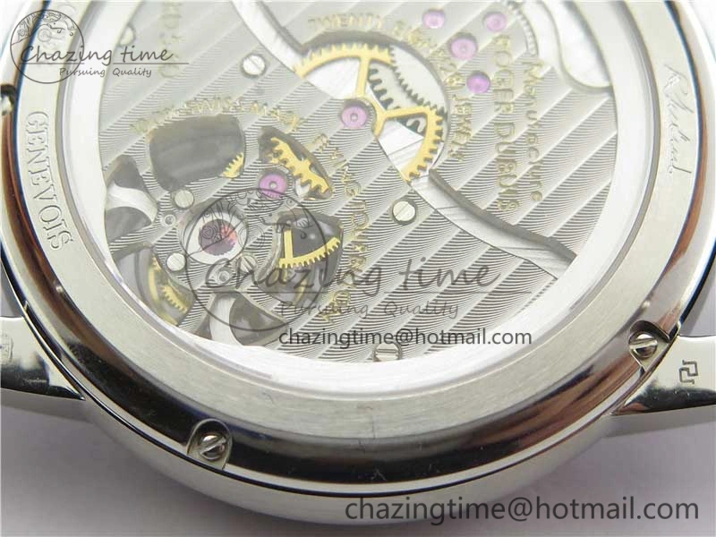 Hommage Flying Tourbillon RDDBHO0568 SS White Dial on Black Leather Strap