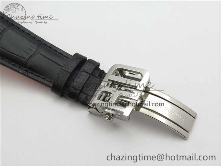 Hommage Flying Tourbillon RDDBHO0568 SS White Dial on Black Leather Strap
