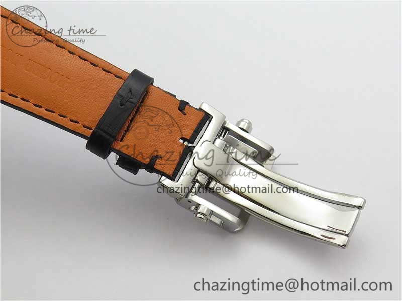 Hommage Flying Tourbillon RDDBHO0568 SS White Dial on Black Leather Strap