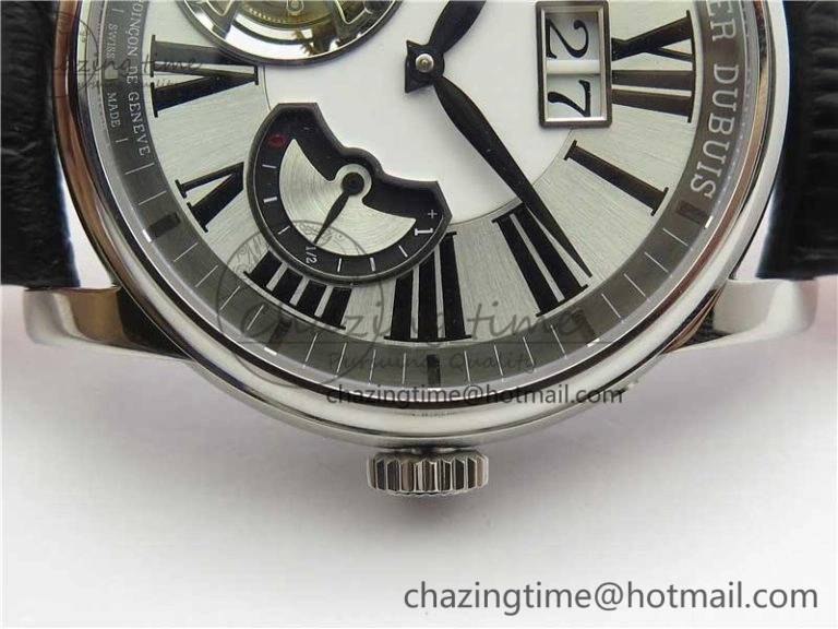 Hommage Flying Tourbillon RDDBHO0568 SS White Dial on Black Leather Strap