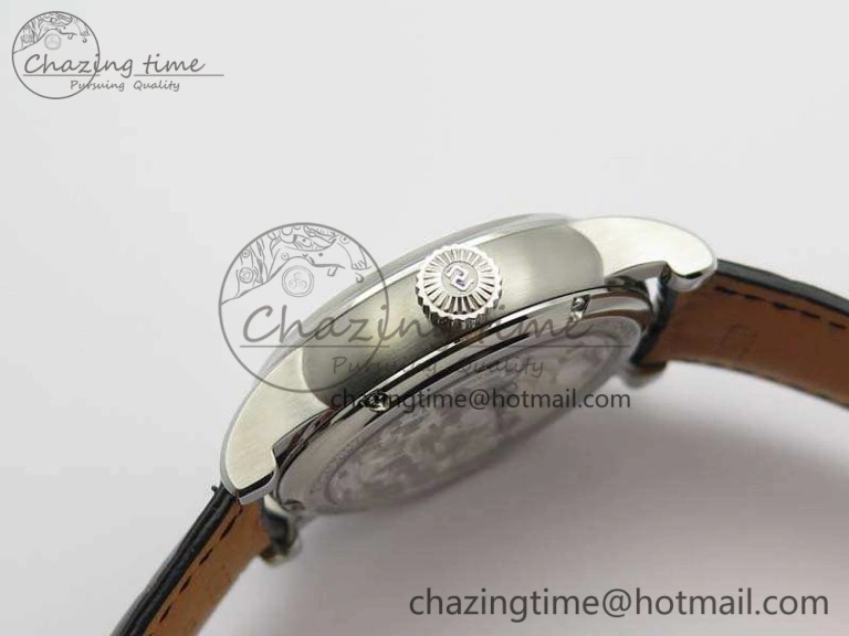 Hommage Rddbho0562 SS JBF Sliver Dial On Black Croco Leather Strap Double Tourbillion