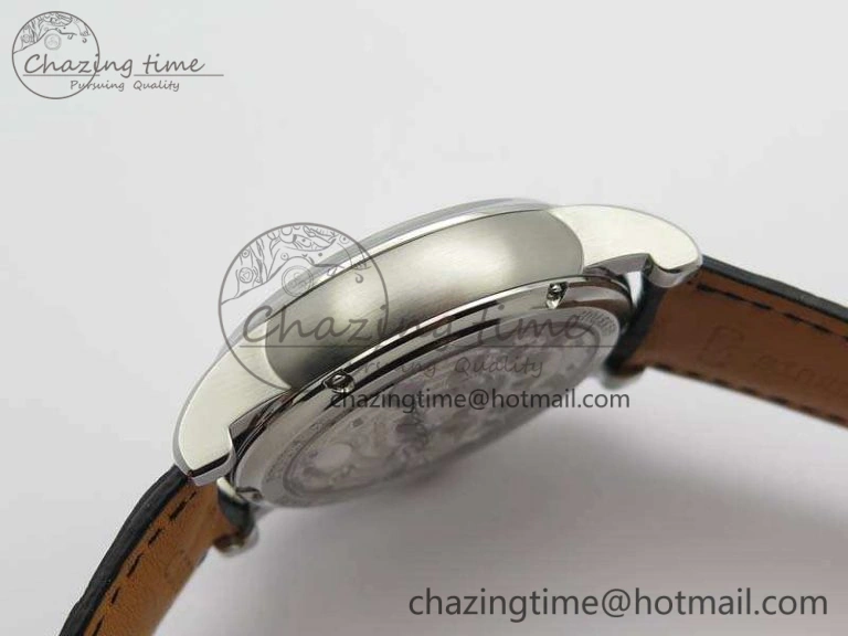 Hommage Rddbho0562 SS JBF Sliver Dial On Black Croco Leather Strap Double Tourbillion