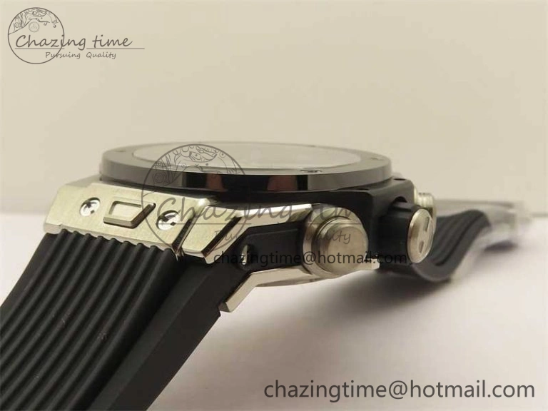 Hublot Big Bang Unico Titanium Ceramic ZF 1:1 Best Edition Skeleton Dial on Black Rubber Strap A1280