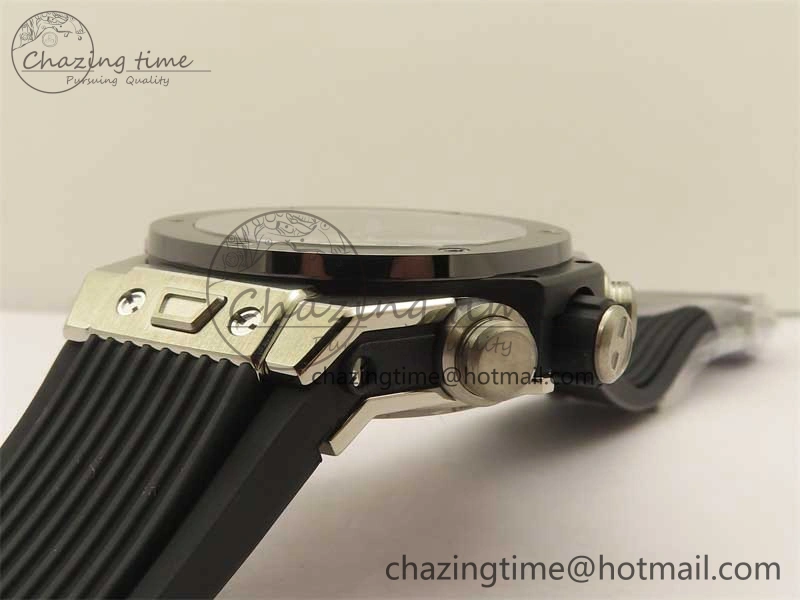 Hublot Big Bang Unico Titanium Ceramic ZF 1:1 Best Edition Skeleton Dial on Black Rubber Strap A1280