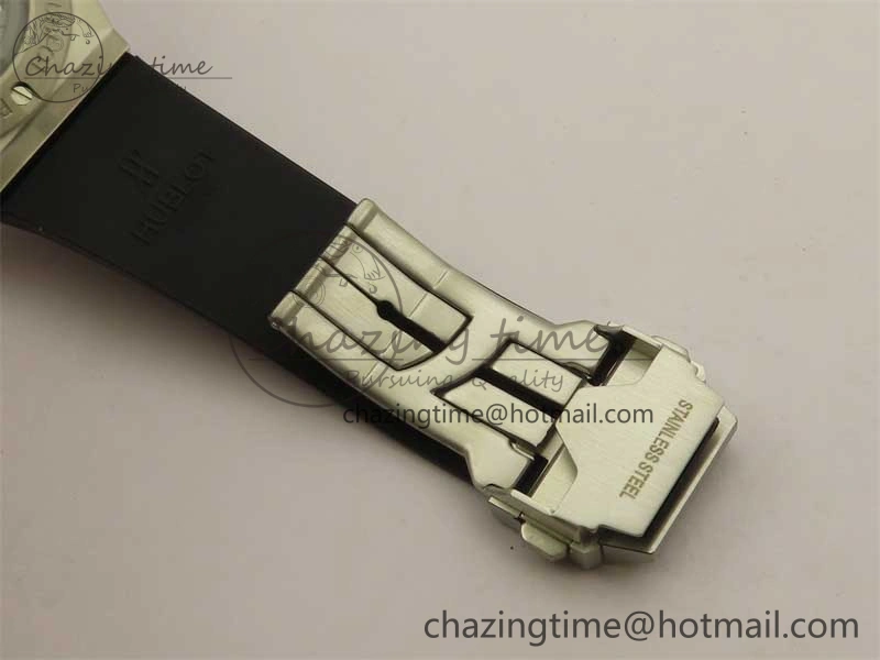 Hublot Big Bang Unico Titanium Ceramic ZF 1:1 Best Edition Skeleton Dial on Black Rubber Strap A1280