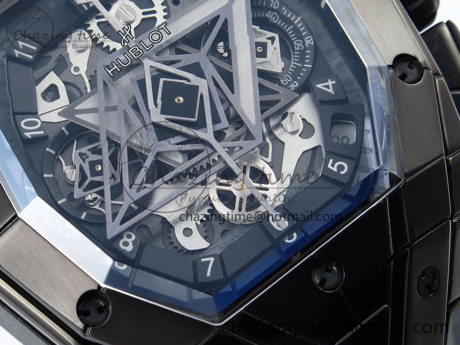 Hublot Spirit Of Big Bang 42mm PVD RU Skeleton Dial BLSF HUB4700
