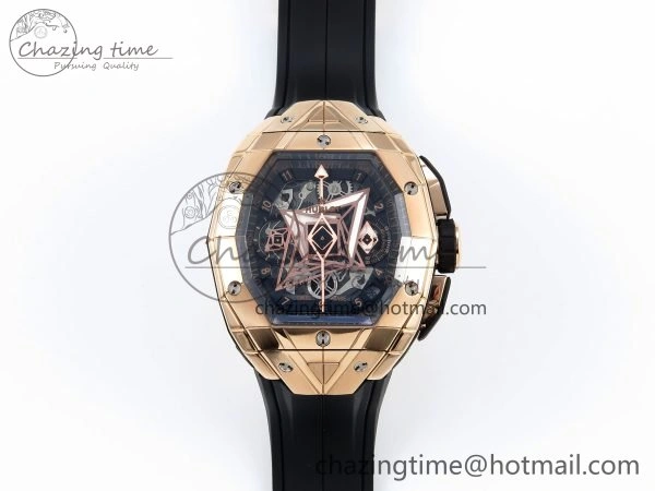 Hublot Spirit Of Big Bang 42mm RG RU Skeleton Dial BLSF HUB4700