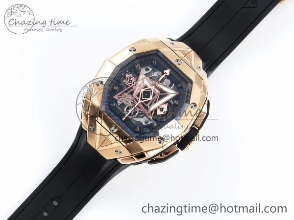 Hublot Spirit Of Big Bang 42mm RG RU Skeleton Dial BLSF HUB4700