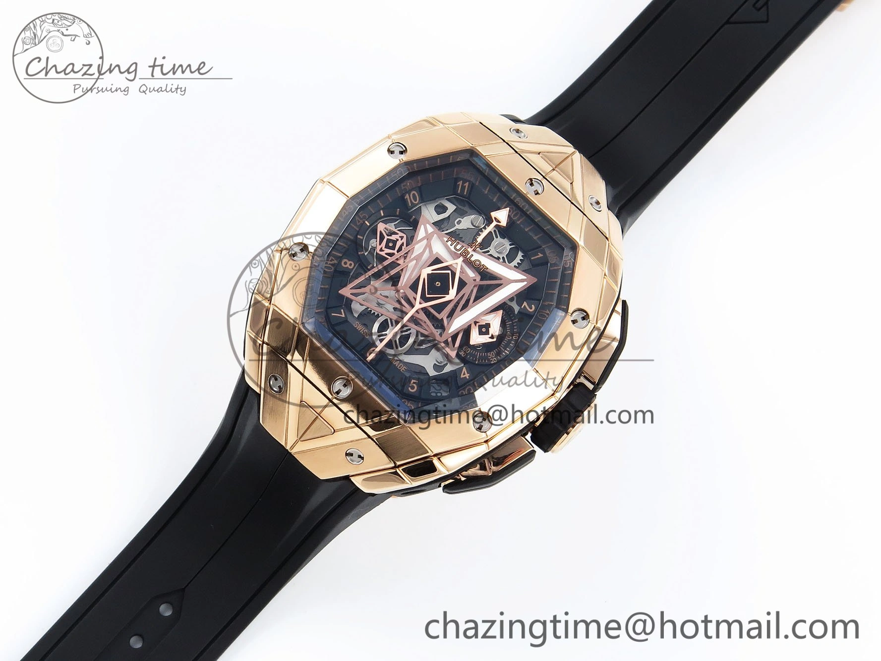Hublot Spirit Of Big Bang 42mm RG RU Skeleton Dial BLSF HUB4700