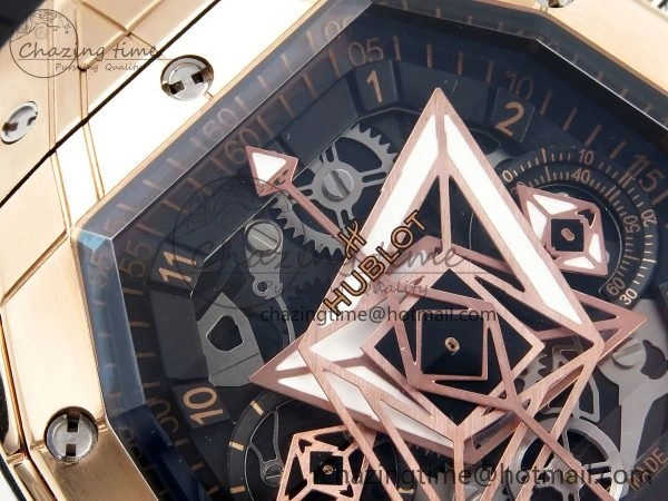 Hublot Spirit Of Big Bang 42mm RG RU Skeleton Dial BLSF HUB4700