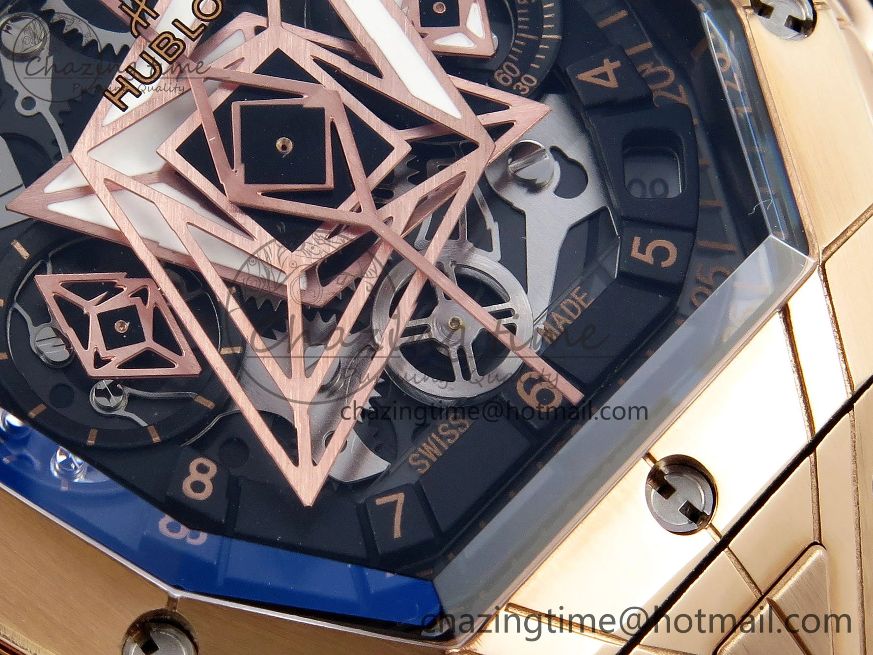 Hublot Spirit Of Big Bang 42mm RG RU Skeleton Dial BLSF HUB4700
