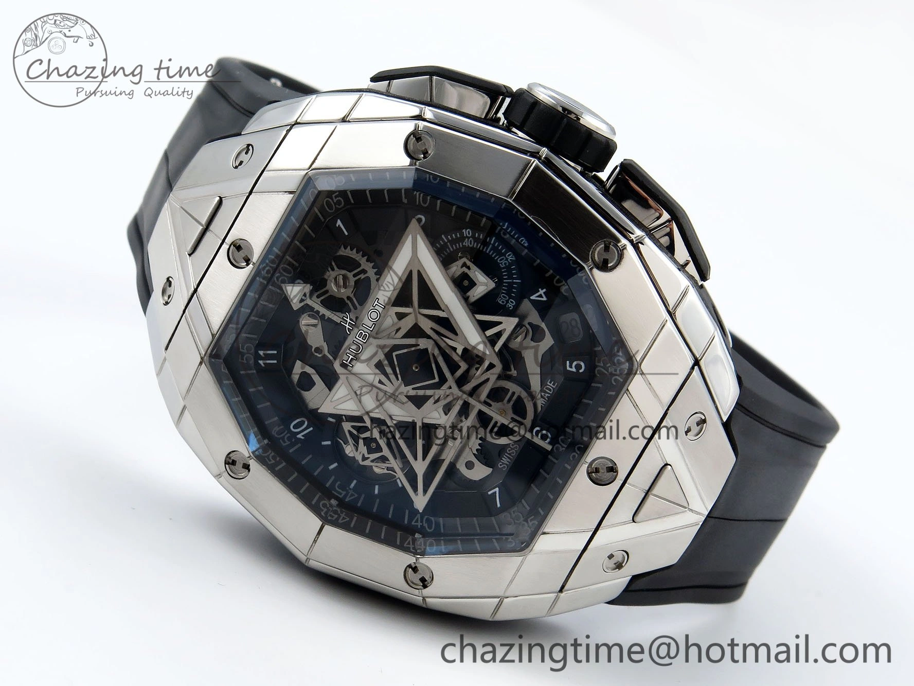 Hublot Spirit Of Big Bang 42mm SS RU Skeleton Dial BLSF HUB4700
