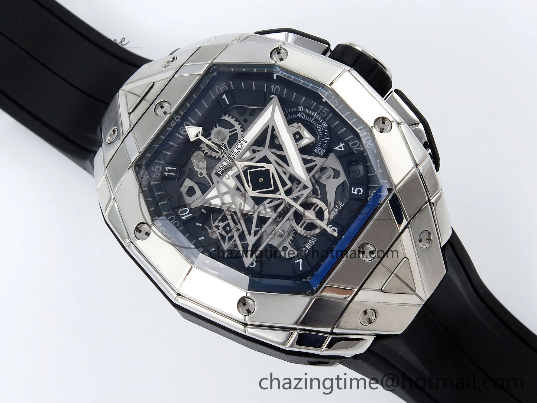 Hublot Spirit Of Big Bang 42mm SS RU Skeleton Dial BLSF HUB4700