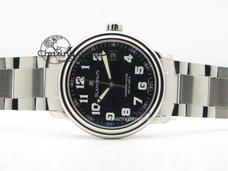 Hundred Hours 1:1 SWF Best Edition SS Black Dial On Bracelet Miyota 9015